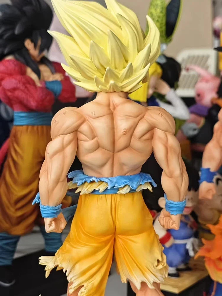 29cm Dragon Ball Z Jt Statue Son Goku Figure Super Saiyan Goku Action Figures Desktop Ornamen Collection Mode Toys Gifts