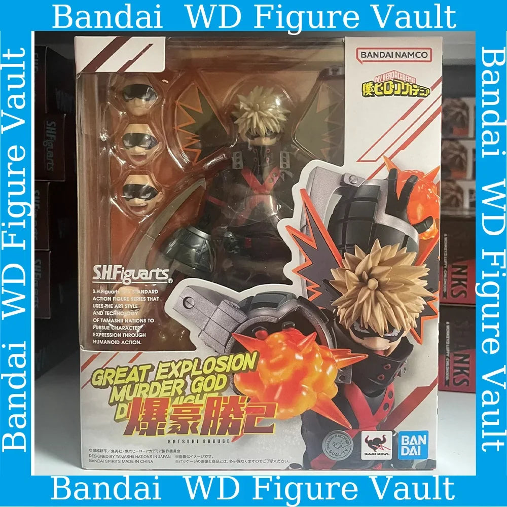 Bandai Officially Licensed S.H.Figuarts My Hero Academia KATSUKI BAKUGO   Figure Highly Detailed Collectible Model Toy Gift