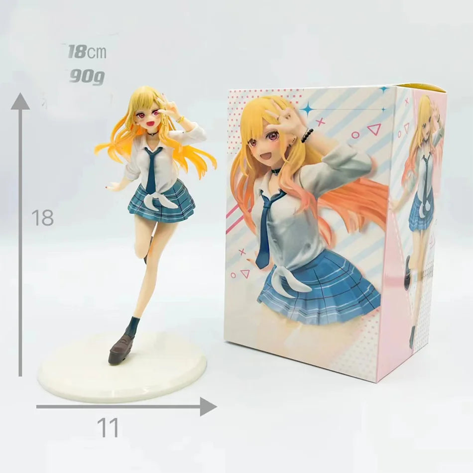 My Dress-Up Darling Anime Figure Kitagawa Marin Black Maid Action Figurine Shizuku Kuroe Statue Collection Decor Model Toy Gift
