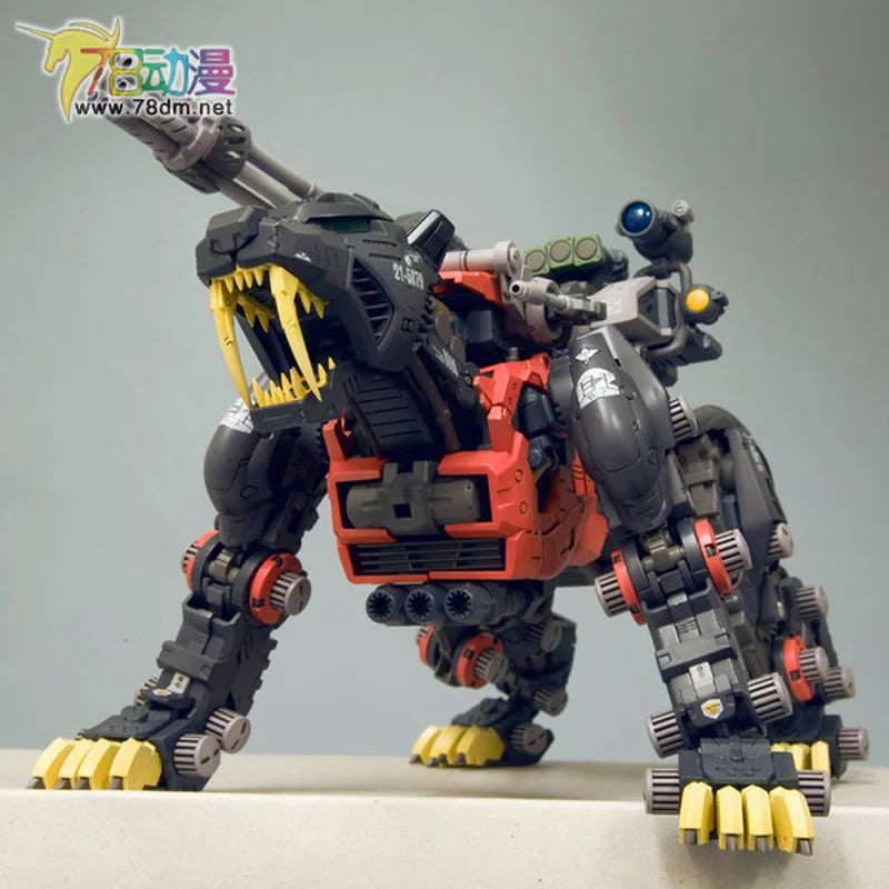 Spot BT JS009 Black Mecha Longtooth Tiger ZOIDS Soth Mechanical Beast Black Knight Action Figure Toy Assembly Model