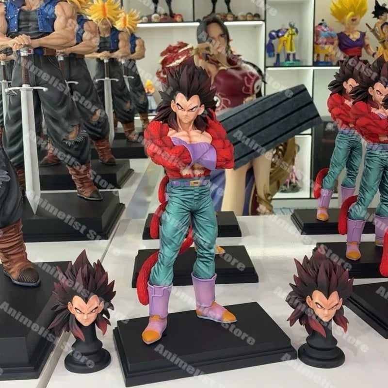 31 cm Dragon Ball Anime Super Saiyan 4 Vegeta frère Planb Anime Jt Statue DX modèle Collection personnalisé jouet  bureau cadeau