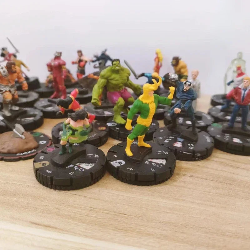 HeroClix Marveles Board Chess World Celebrates Wolverinees Magnetos Rogues Action Figures Game Models Collect Gift