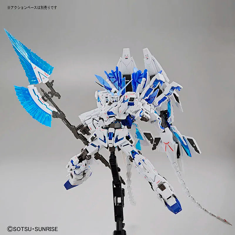 Bandai RG THE GUNDAM BASE LIMITED UNICORN GUNDAM PERFECTIBILITY 1/144 Anime Figure Model Gift collection for Boy children Toys g