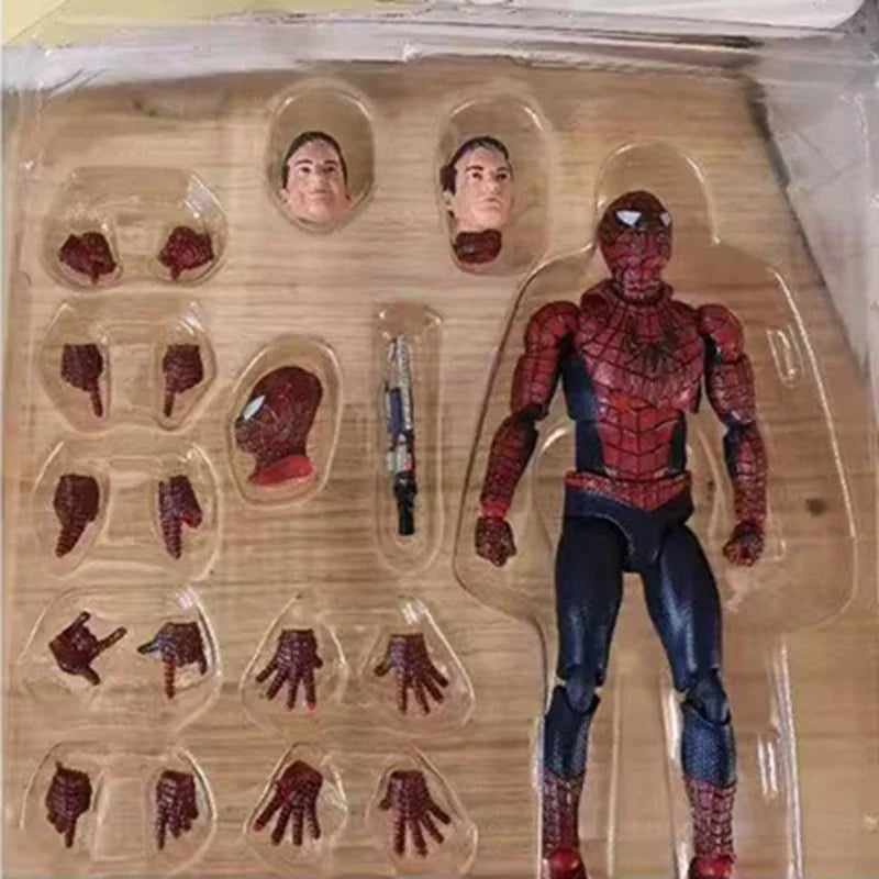 MAFEX No.241 Toby Maguire Spider-Man Action Figure - High-Quality Collectible Friendly Neighborhood Theme Toy Model