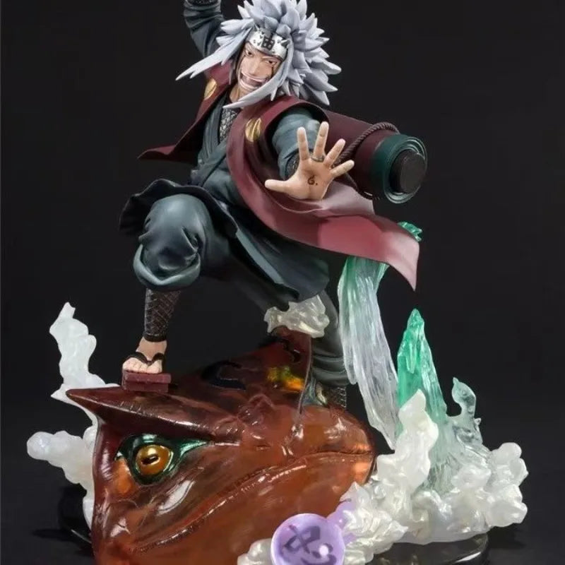 Bandai In Stock Original Figuarts ZERO Anime Naruto Jiraiya Action Figure Model Toy Gift Collection Hobby DT