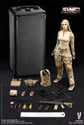 VERYCOOL VCF-2037 1/6 Ruins Camouflage Female Soldier Jenner 12'' Military Action Figure Full Set Collectible Model Toys Gifts