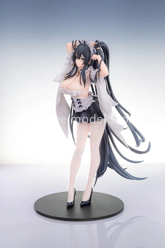 AniGame Original Indomitable Ms. Motivationless Maid Ver. 1/6 PVC Action Figure Anime Model Toys Collection Doll Gift