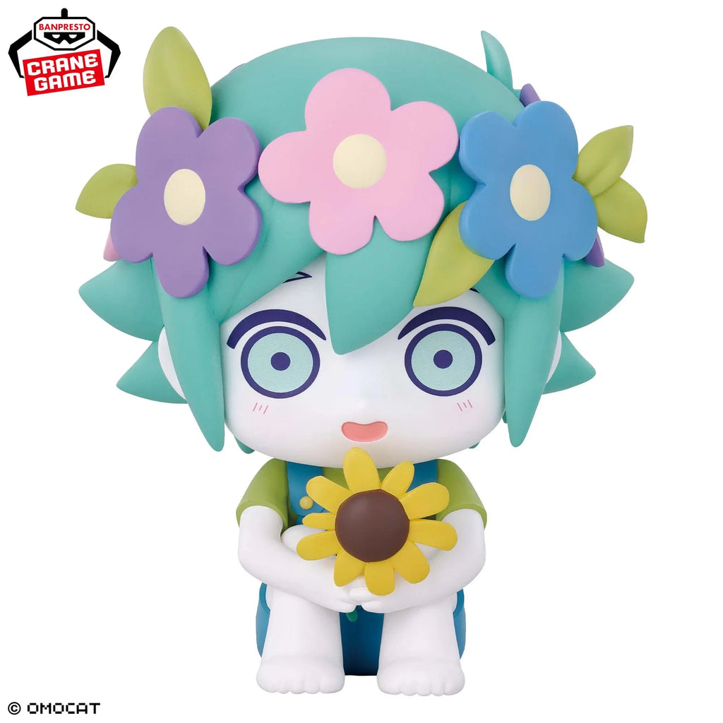 [Original Genuine] Bandai Banpresto The Animation Omori Basil In Stock PVC Figure Model Sitting Posture Collector Figurine Toys