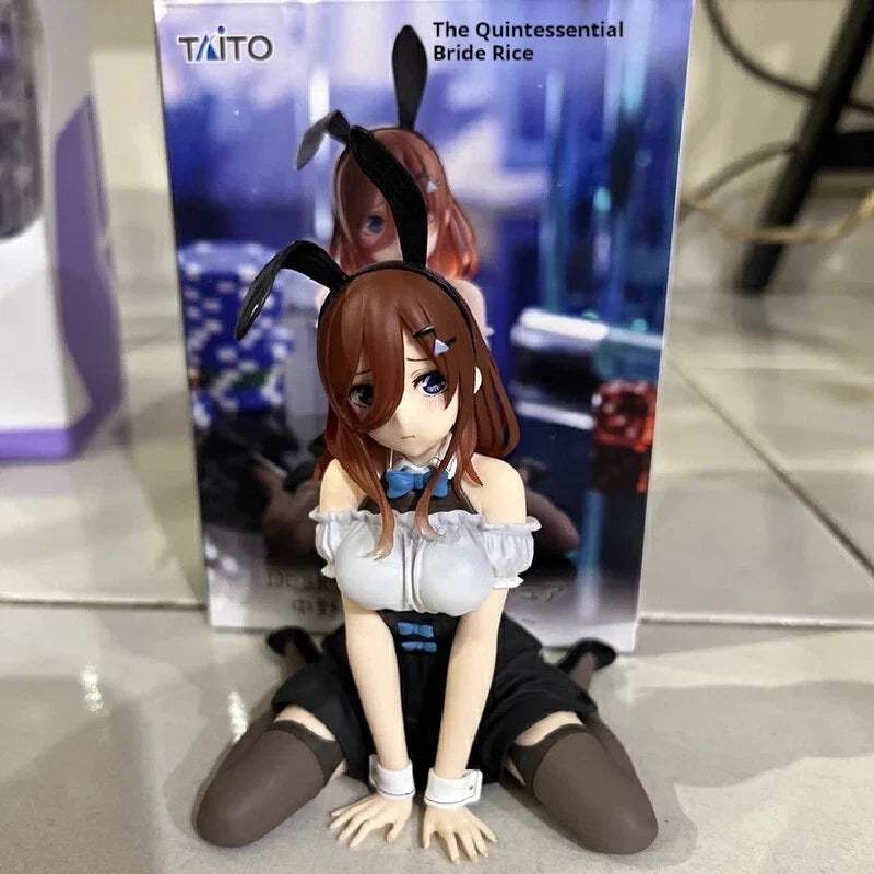 Yotsuba Anime Kawaii Nakano Nino Figurine The Quintessential Quintuplets Cat Nakano Miku action figure PVC Collection Toys Gifts