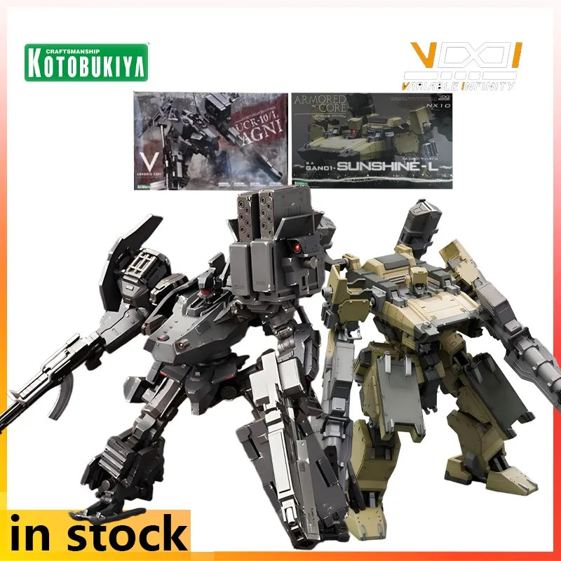 Kotobukiya 1/72 Mech Assembly Series V. I. Armor Core GA GAN01 Sunshine L Anime Action Figure Assembly Model Toys Gifts for Boys