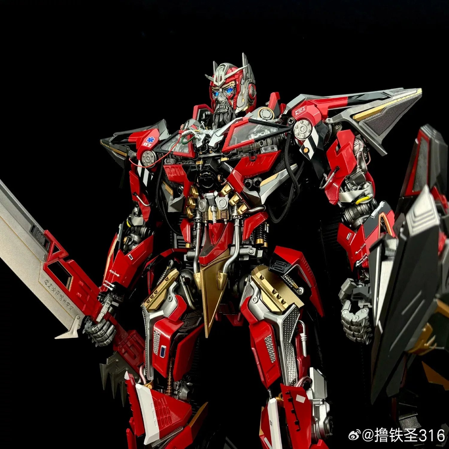 Transformation Toy SP-316 SP316 Sentinel Prime Proportion KO Movie Serise Alloy Part Action Figure Desk Decora Toy Gifts