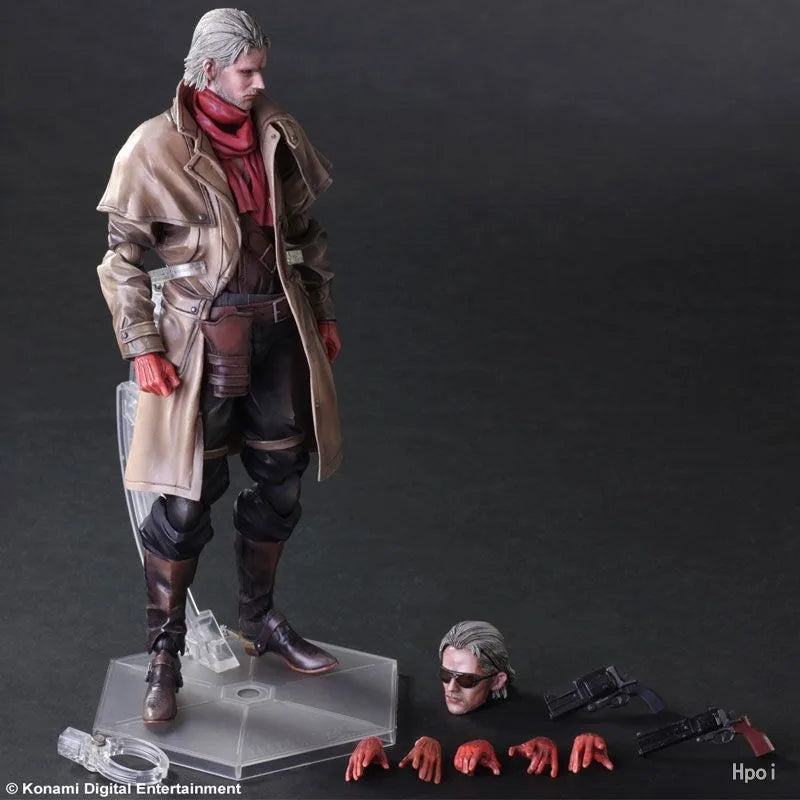 SQUARE ENIX PLAY ARTS Modified Finished Movable Doll Alloy Equipment Phantom Pain Anime Action Figure Model Toys Gifts for Boys