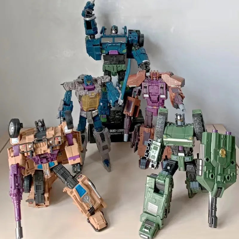 JINBAO large size 8869 Transformation Toys 5IN1 Combiner Robot Model Predacons Rampage Brawl Swindle Onslaught model