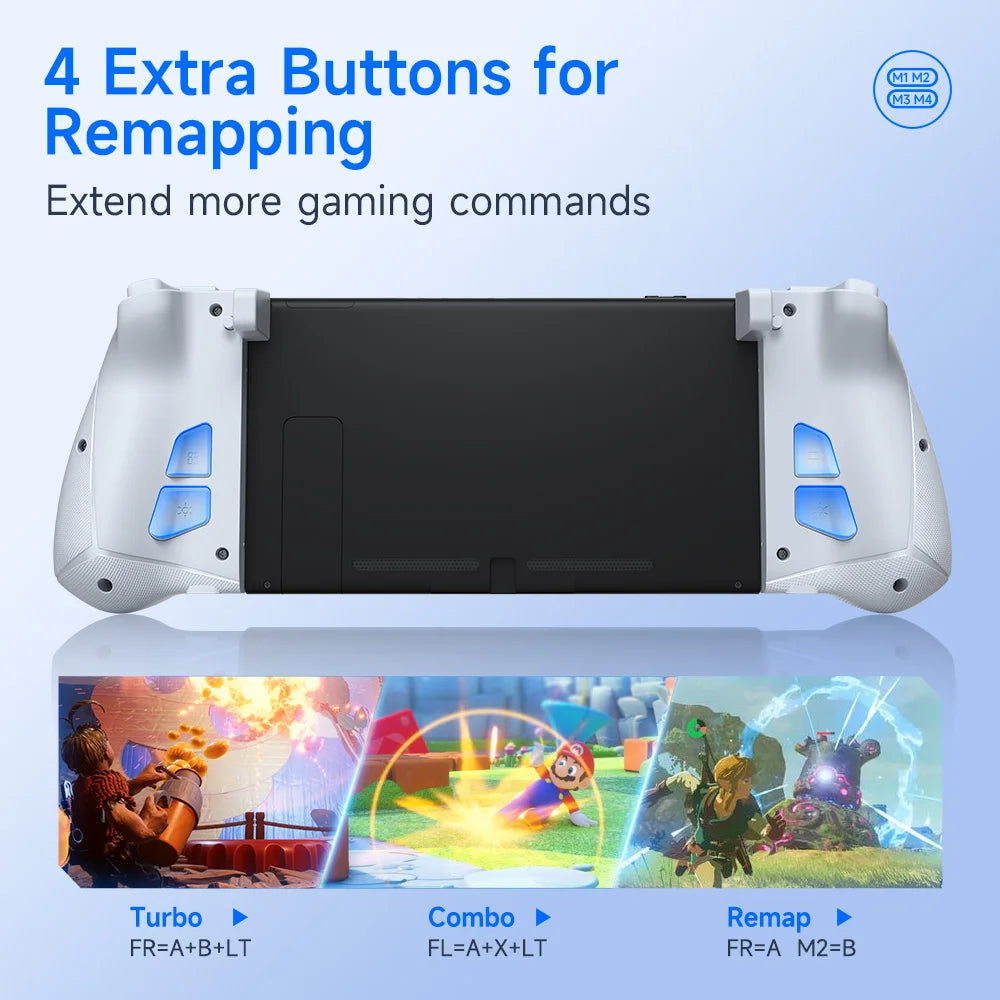 EasySMX Gyroscope Joypad Gamepad S15 RGB Controller Compatible with Nintendo Switch/OLED, Wake Up, NFC Amiibo, Hall Effect