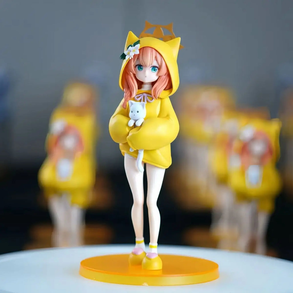 19cm Blue Archive Iochi Mari Standing Position Game Girl Figure Model Statue Boys Collection Desktop Decoration Ornament Toys