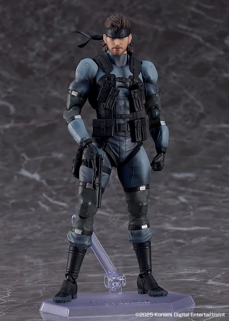 【Original】Max Factory Figma #645 Solid Snake MGS2 Ver. Action Figure Ornament Model Toys