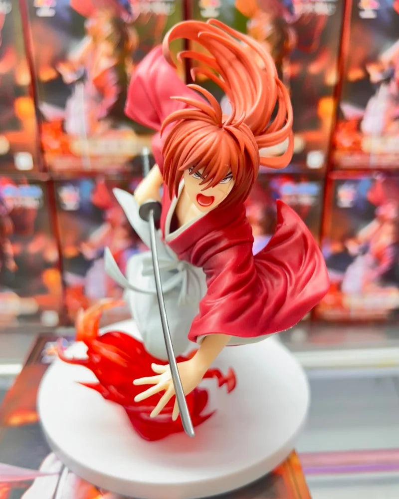 In Stock Genuine Rurouni Kenshin Figurines Anime Peripherals Desktop Ornaments Saito Hajime, Sagara Sanosuke Seta Sojiro Gifts