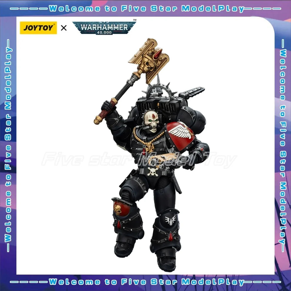 【FS】JOYTOY Warhammer 40K Scale 1/18 Action Figures Blood Angels Lemartes with Jump Pack Model Toy Gift