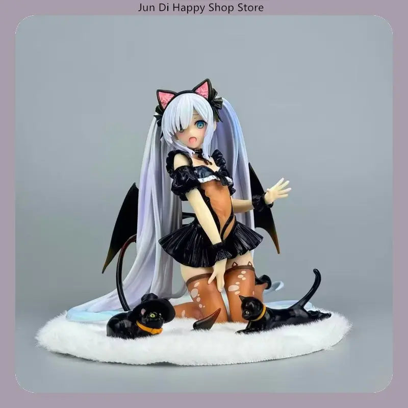 13.5cm Azur Lane HMS Janus Kneeling Pose Anime Figure Model Statue Collection Desktop Decoration Ornament Toy Gift for Fans
