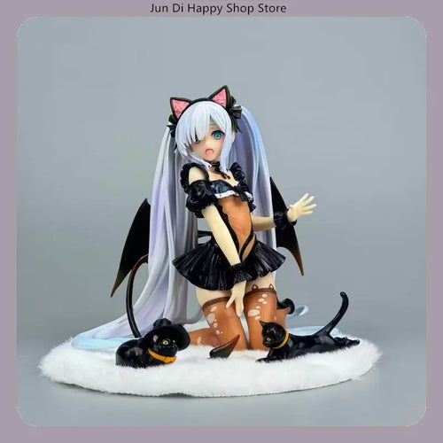 13.5cm Azur Lane HMS Janus Kneeling Pose Anime Figure Model Statue Collection Desktop Decoration Ornament Toy Gift for Fans