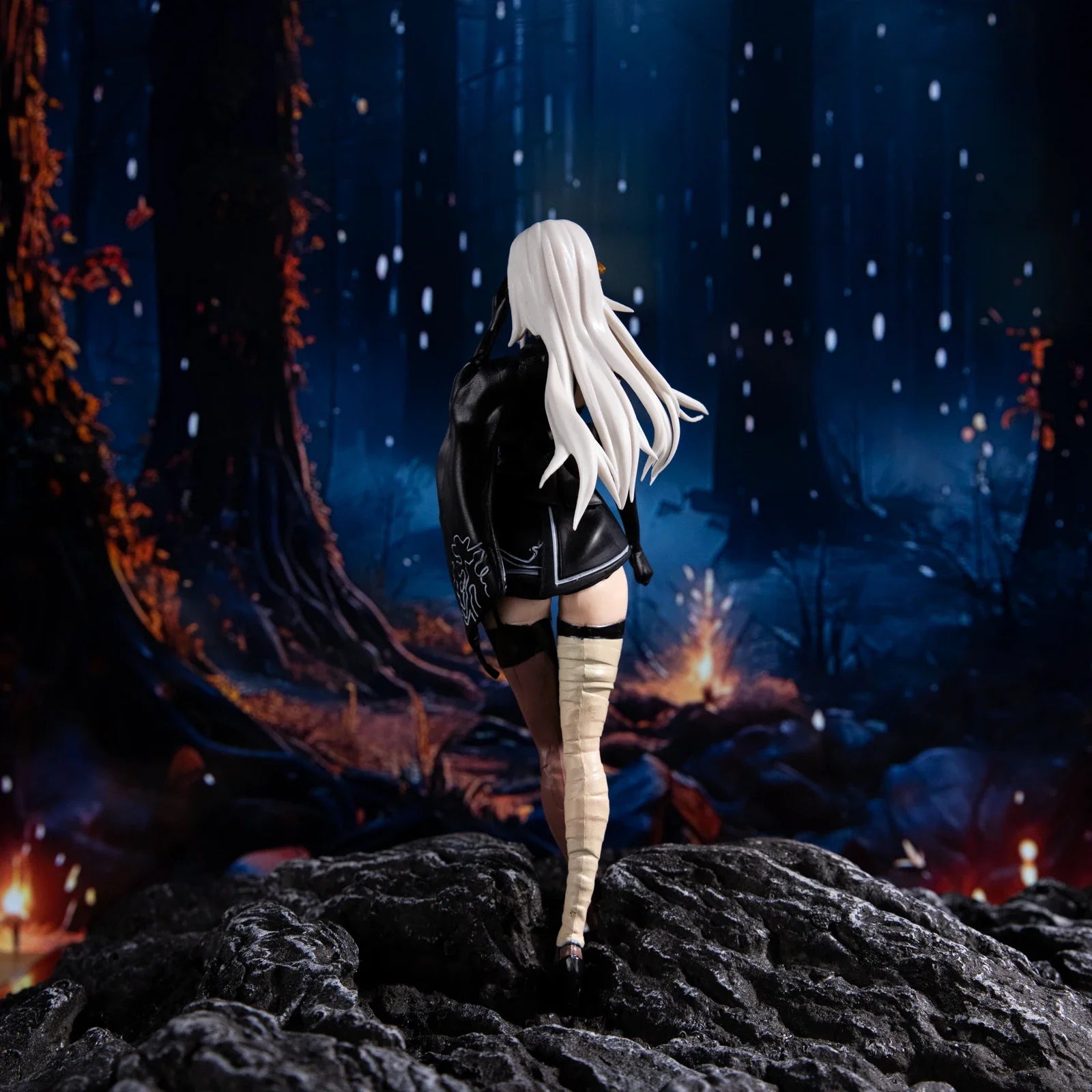 Nier Machine Age Kimono Series Bishoujo Figure Model, A2 Juhar Standing Statue.