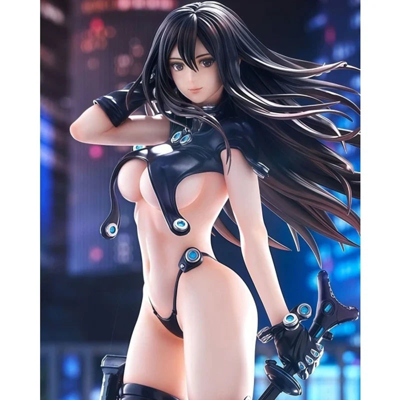 25cm Gantz Reika Shimohira Holding Knife Standing Pose Anime Figure Model Statue Toys