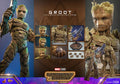 Hot Toys MMS706 MMS707 Marvel Guardians of The Galaxy 3 Groot Sammelfigur im Maßstab 1:6 Filmcharakter Modell Spielzeug Geschenk