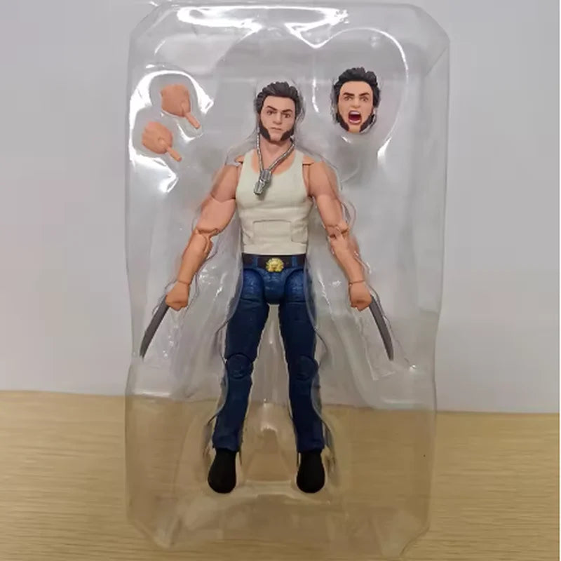 Marvel Wolverine Deadpool X-Men Legend Series Action Figure 6-Inch Logan Figures Joint Mobility Model Collection Customized Toys