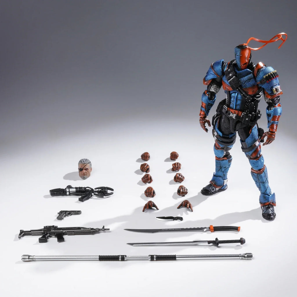 UPFinegures Deathstroke Action Figures Dc Original Lpzz Toys 1/12 Slade Wilson Movable Batman Collectible Model Figure Toy