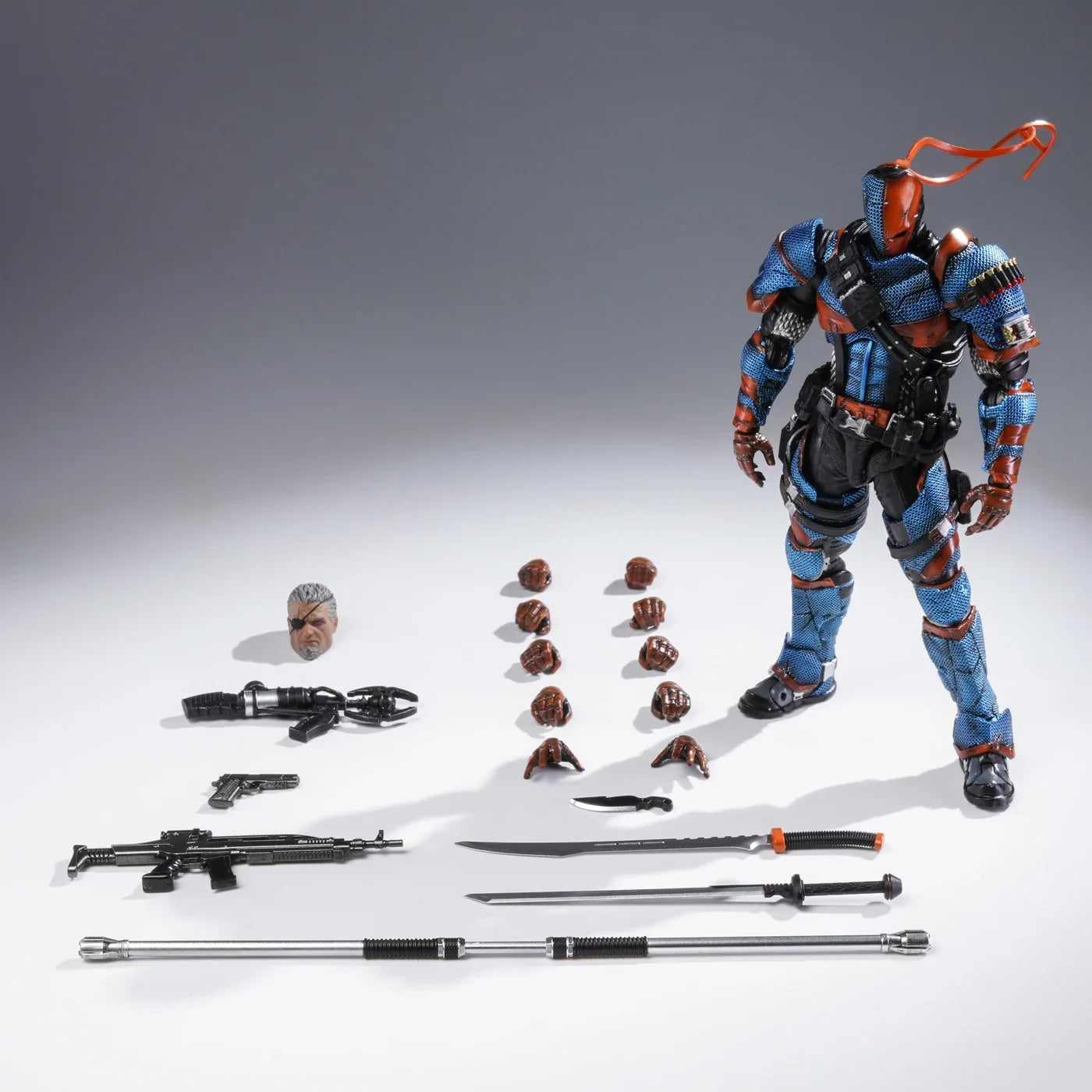 UPFinegures Deathstroke Action Figures Dc Original Lpzz Toys 1/12 Slade Wilson Movable Batman Collectible Model Figure Toy