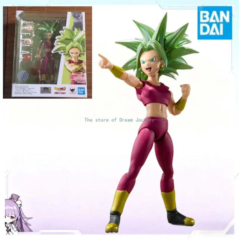 In stock Bandai SHF Dragon Ball Super Fusion Female Saiyan Opening Kefla Female Broly Action Figure Collectible Gift