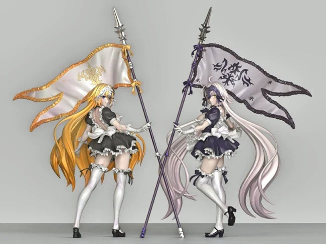 1/6 Anime Joan of Arc Fate/Grand Order maid Kit kawaii Resin GK DIY White Assembly GK Model Statue Toys doll Collection Gifts