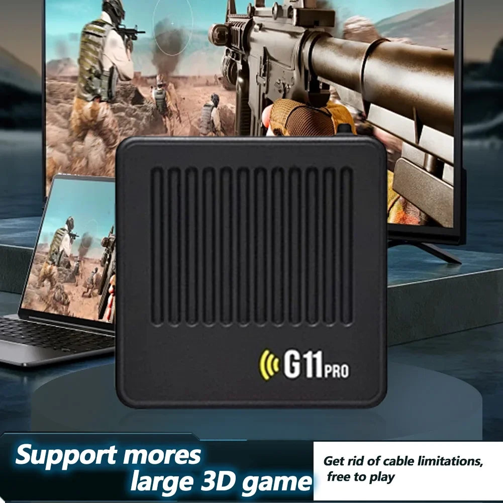 G11 Pro 4K HD TV Game Box Built-in 10000 Retro Games Video Game Console Portable Game Player With 2.4G Wireless Dual Controllers