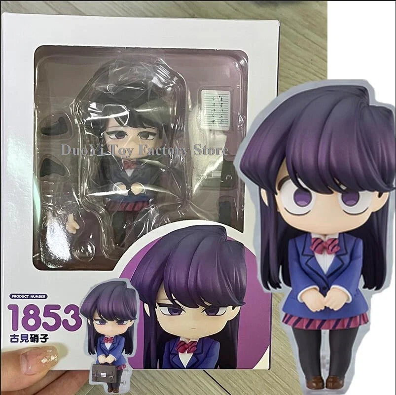 Komi-san wa Komyushou Desu Komi Shouko 1853 Action Figure Can't Communicate Anime PVC Model Q version Christmas Halloween Gifts