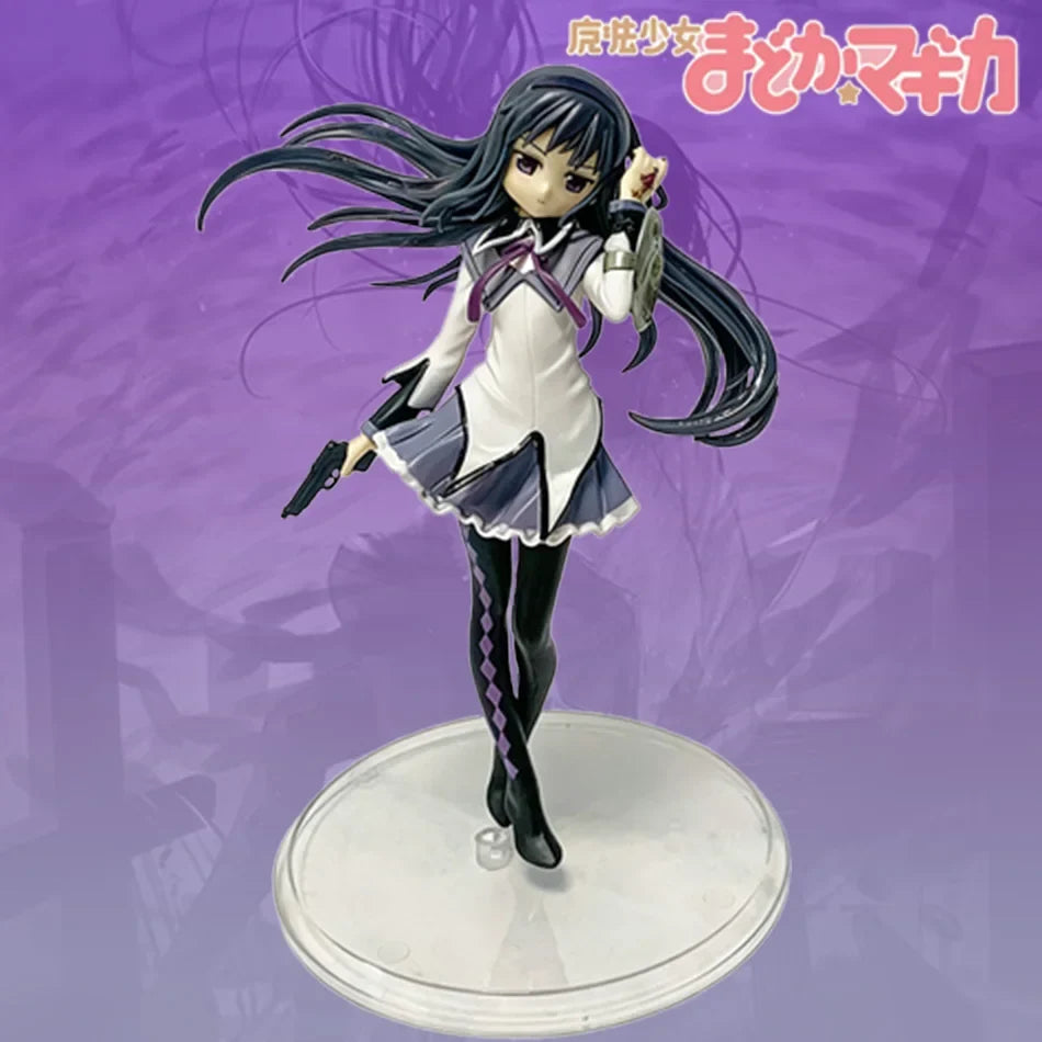 NEW 17CM PMMM Puella Magi Anime Figure Akemi Homura PVC Ornaments Toy Figurine cute Loli Collection Model Toy Gift