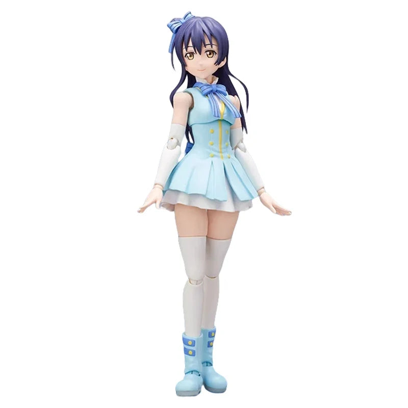 Bandai Genuine SHF Sonoda Umi LoveLive Anime Action Figure Collectible Joint Mobility Model Toys Ornament Gift Children Kid Girl