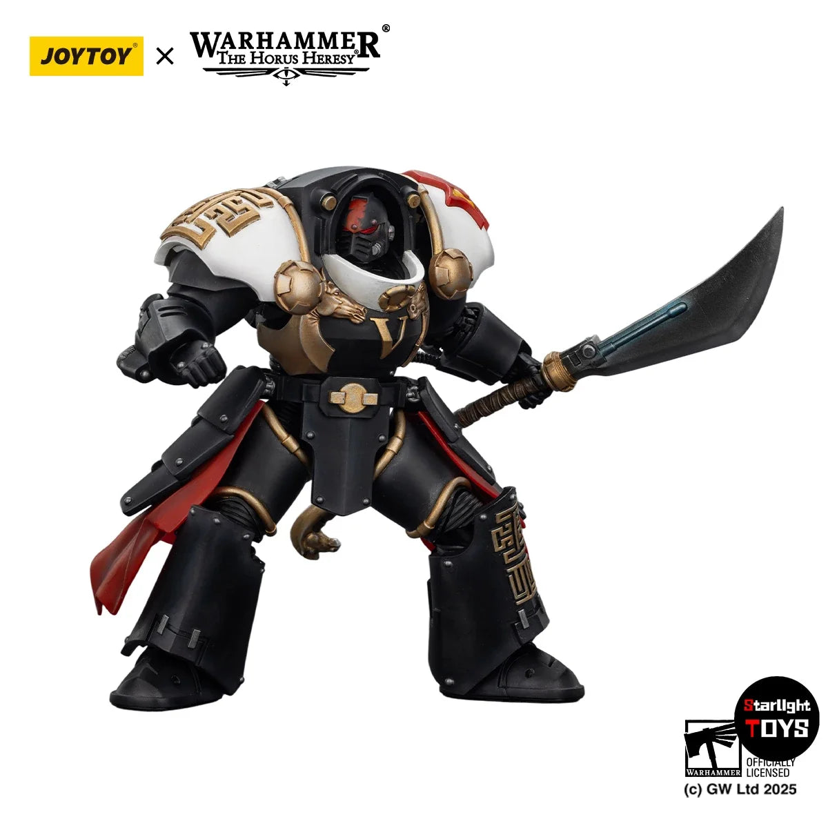【Pre-sale】JOYTOY Warhammer 40K White Scars Legion Praetor Ebon Keshig Terminator 1 and 2 1/18 Action Figure Model Toy