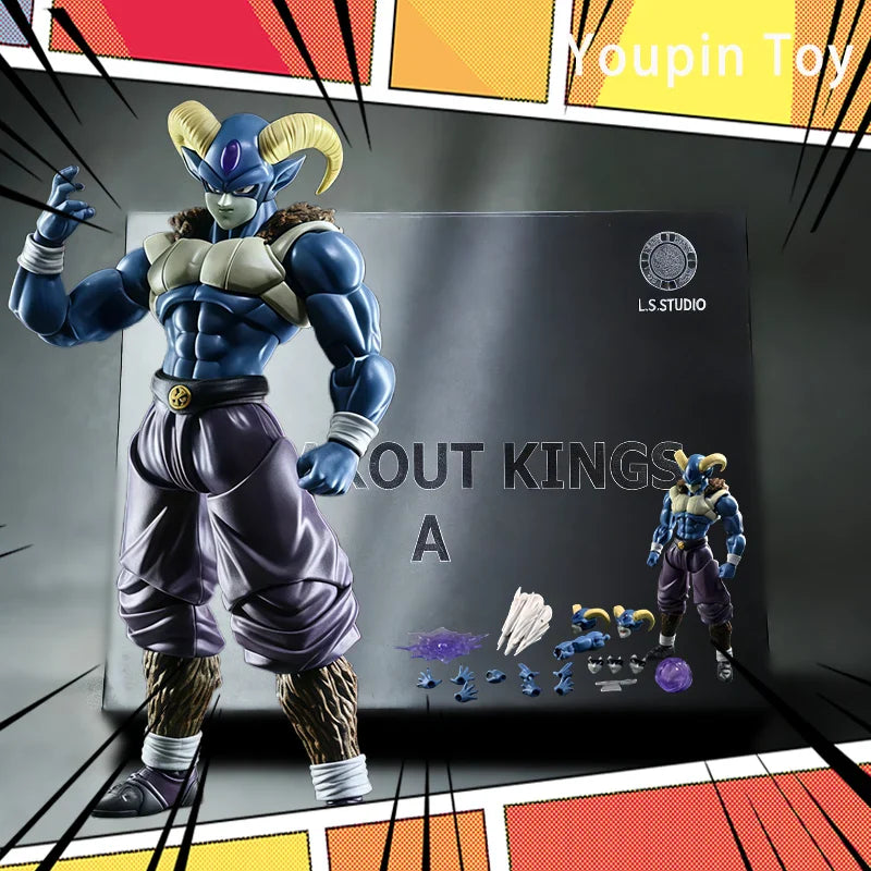 Auf Lager L.S.Studio Dragon Ball Super Moro Actionfigur Breakout Kings A B Anime Figuren Modell Kostenlose Halterung Spielzeug Geschenke
