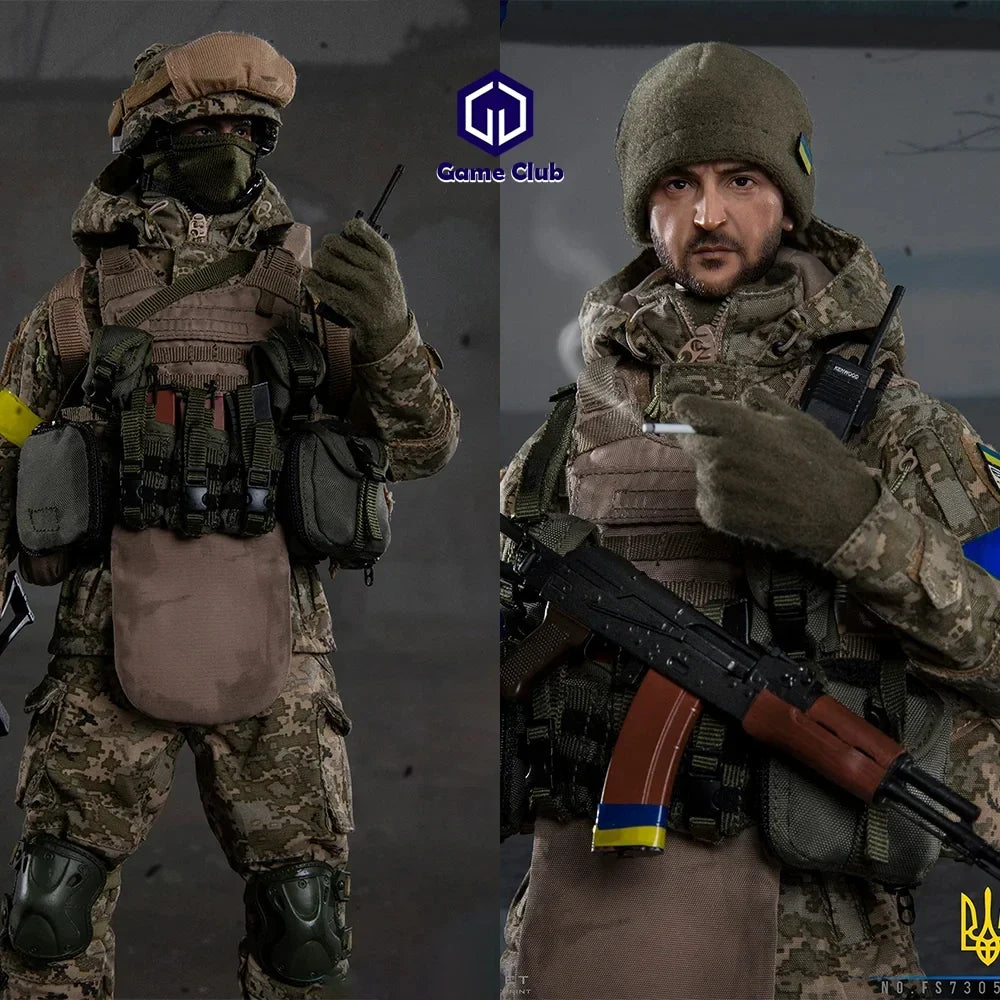 In Stock FLAGSET FS73053 1/6 Special Force Ukrainian 93rd Mechanized Brigade Anti Tank Operator Full Set 12in Action Figure Body