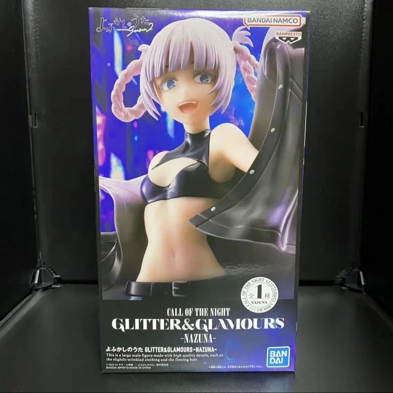 2025 New Original Banpresto Glitter&Glamours Yofukashi No Uta Nanakusa Nazuna Figure Anime Model Desktop Decoration Toy Gift