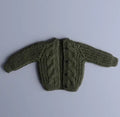 1/12 Maßstab Männlicher Soldat Gestrickter Kapuzenpullover Pullover Jacke Cardigan Mantel für 6-Zoll Asi Puppen Actionfigur Körpermodell DIY