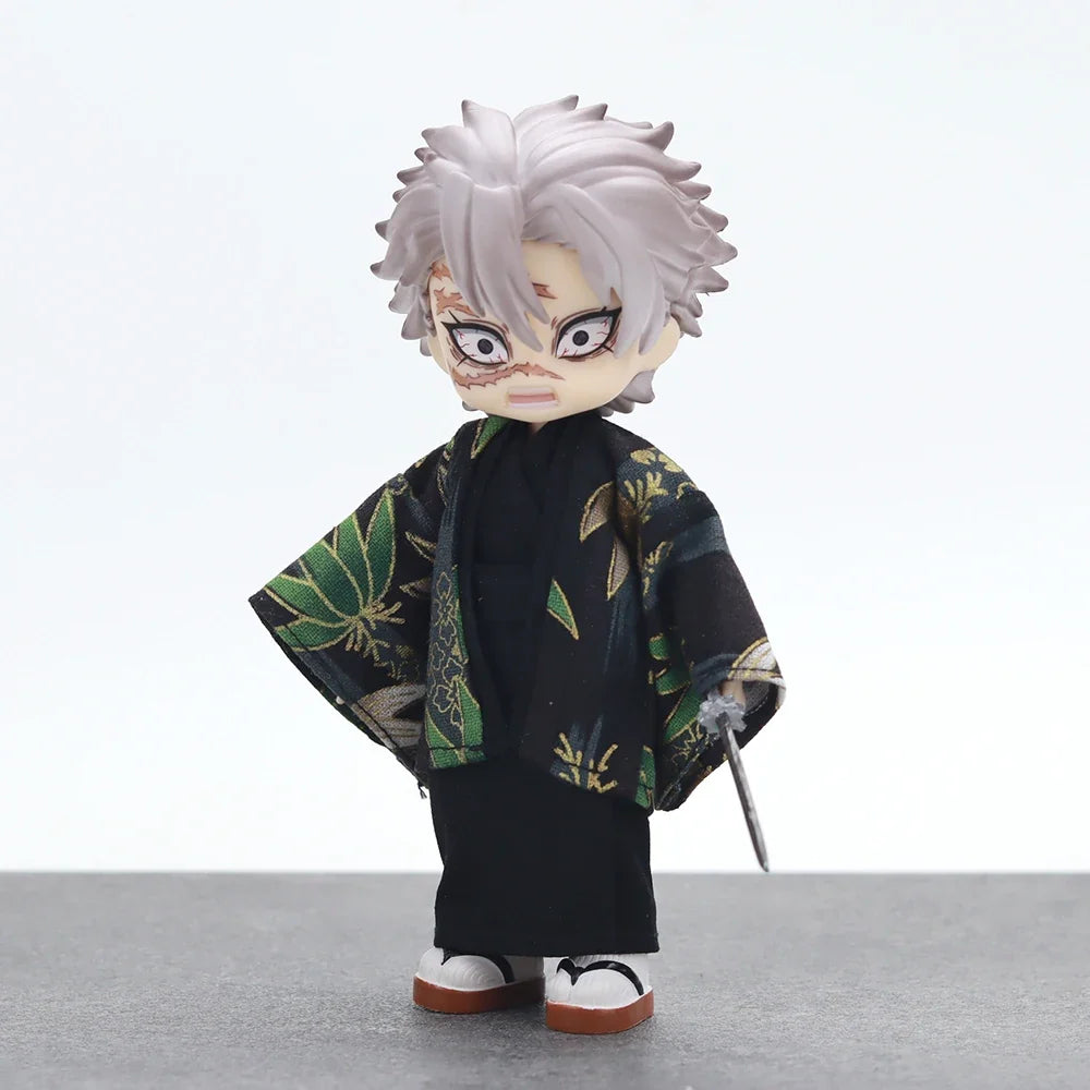 Demon Slayer Kimono Ver Complete Action Figures Bjd Anime Character Mitsuri Kanroji Giyu Tomioka Collectible Model Birthday Gift