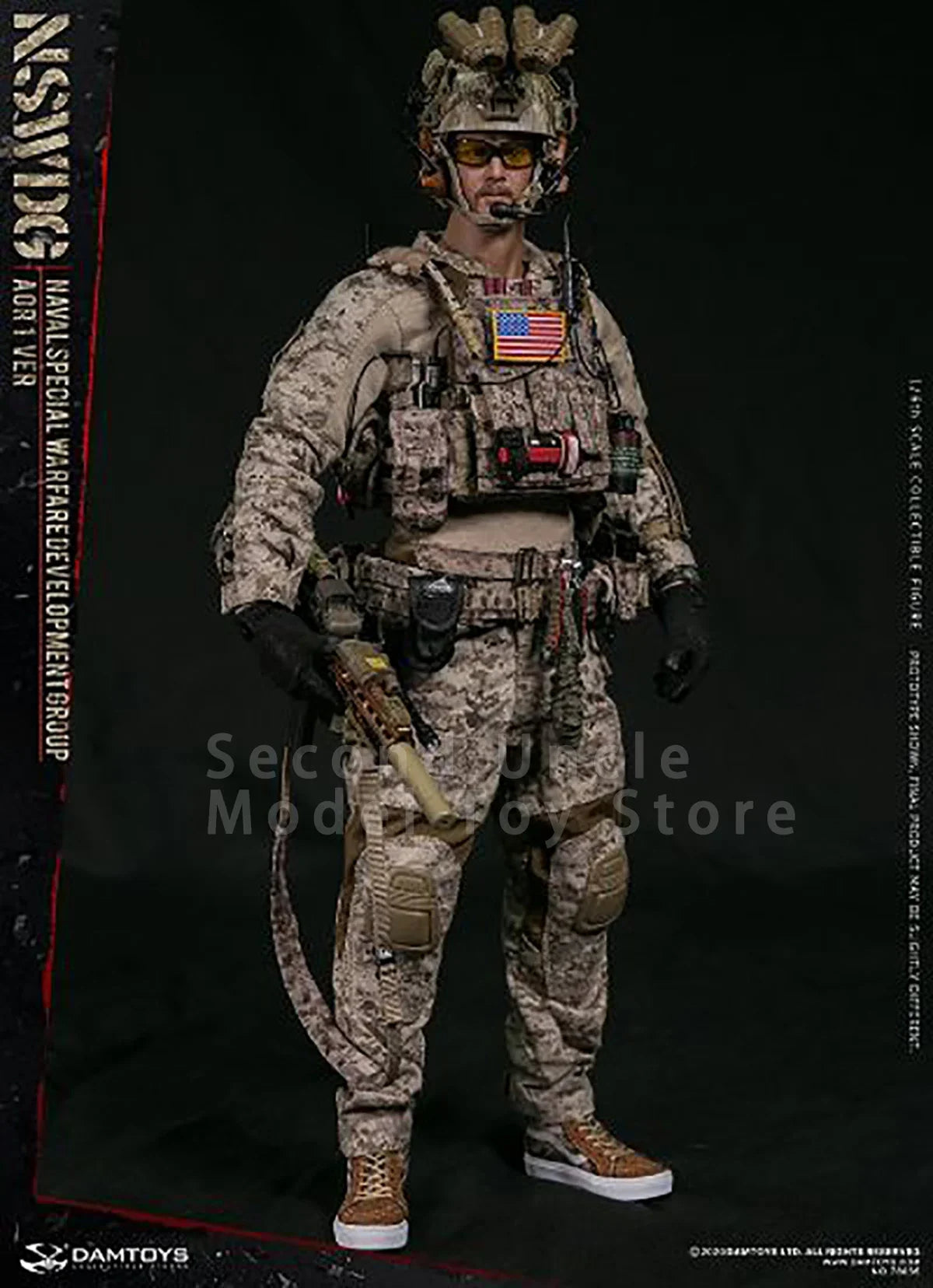 DAMTOYS DAM78065 1/6 NSWDG Naval Special Warfare Development Group AOR1 Version Male Soldier Action Figure Model Toy ﻿