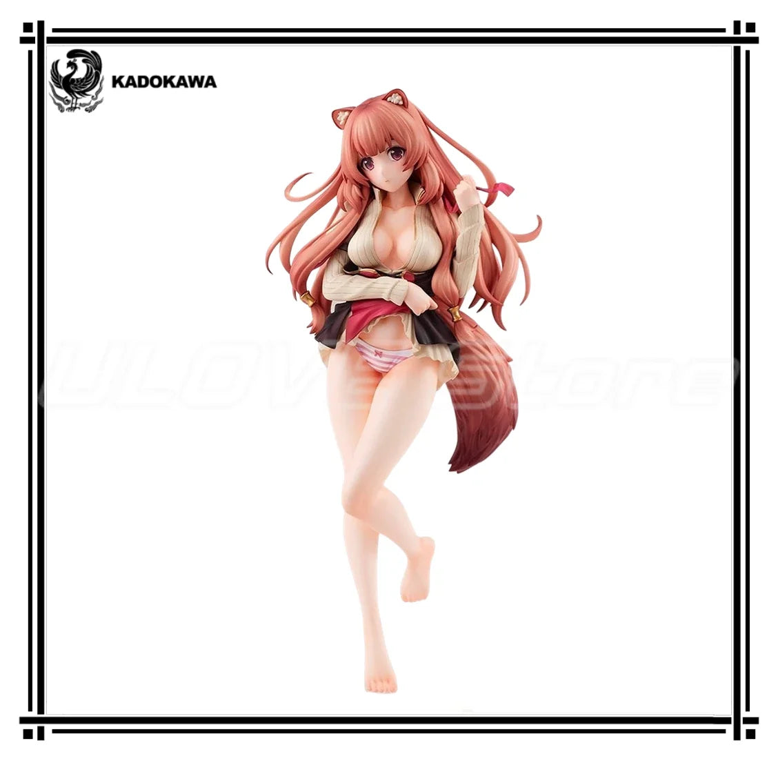 Original KADOKAWA KDcolle The Shield's Braves' Fame List Raphtalia Anime Figure Model Collection Toys