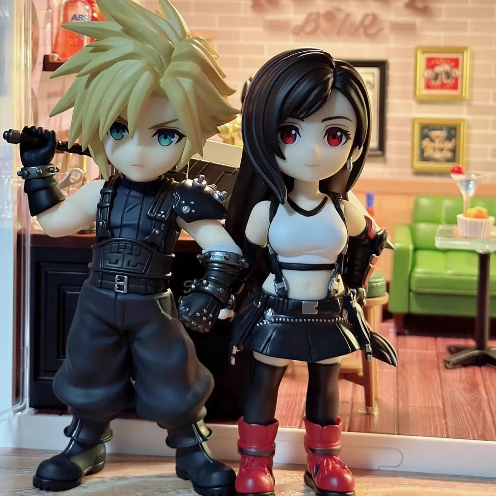 Final Fantasy 7 Rebirth Q Edition Tifazak Scroud Alice Handmade Model Ornament Scenery Surrounding