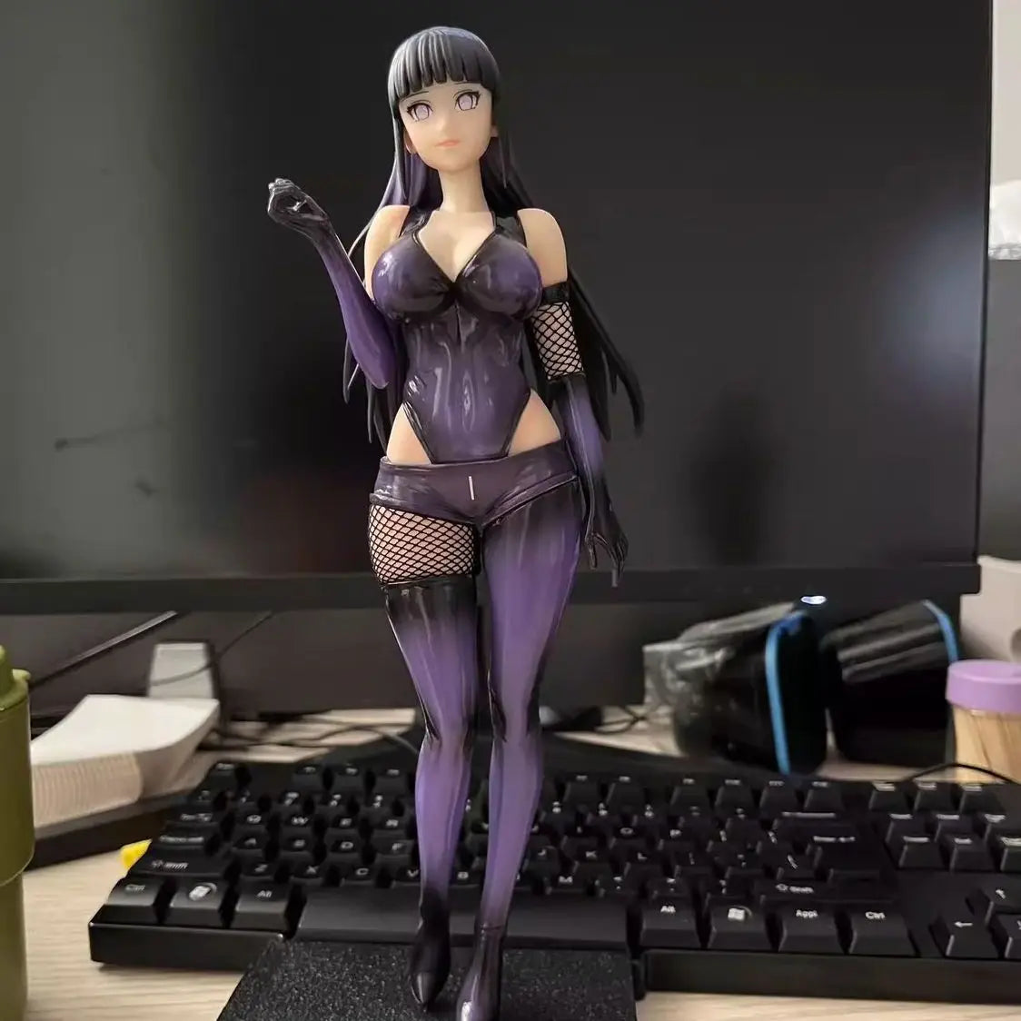30cm  Anime Figure Hyuuga Hinata Action Figures Pvc Sexy Girl Statue Collection Decoration Desk Model Birthday Toys Gifts
