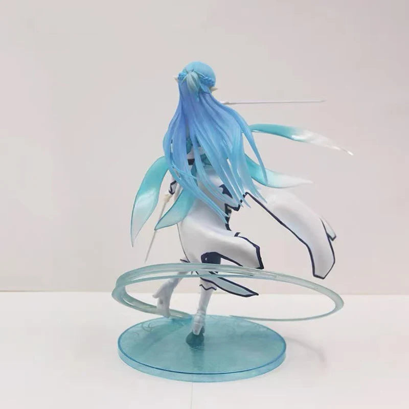 23cm Sword Art Online Yuuki Asuna Anime Figure Titania Action Figure Asuna Yuuki Figurine Adult Collection Model Doll Toys Gifts