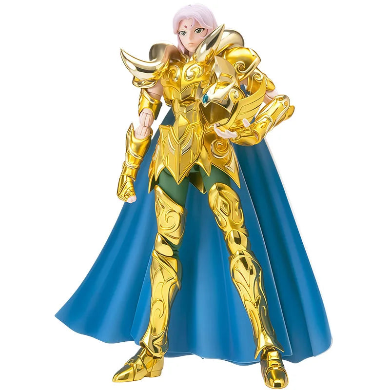 Bandai Original Myth Cloth EX Aries Mu 180mm Anime Action Figures Toys for Boys Christmas Gift Collectible Model Ornaments