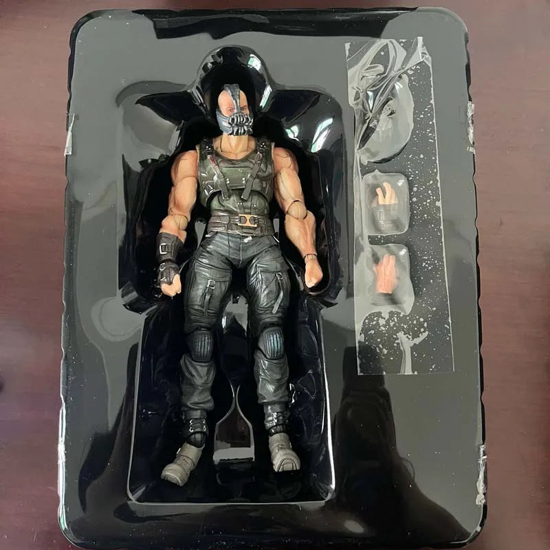 PLAY ARTS The Dark Knight Rises Catwomen Bane Bruce Wayne Joker Action Figure Selina Kyle Model Toys Collection Doll Desk Decor
