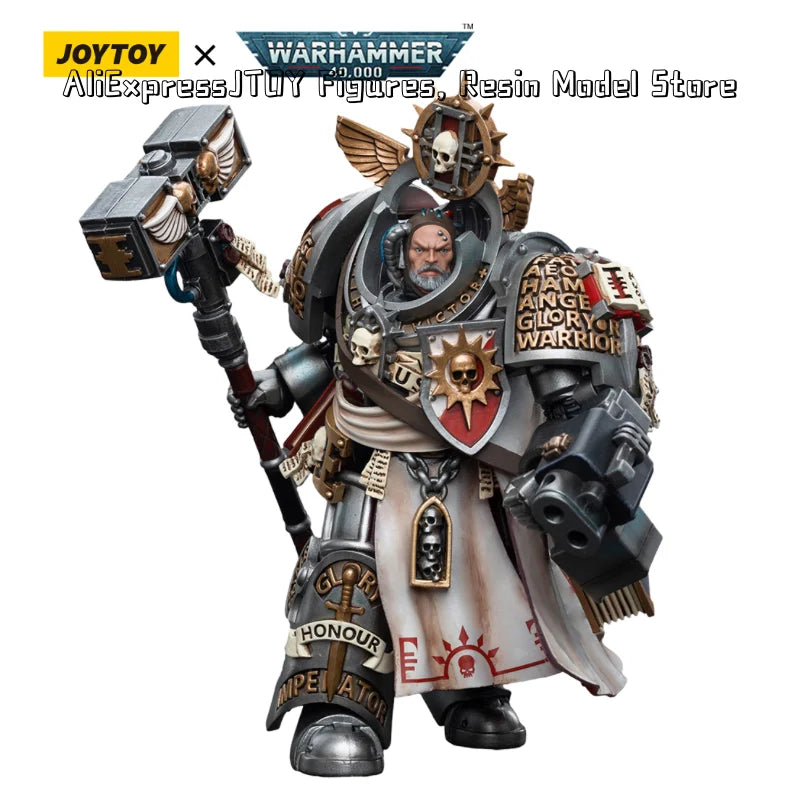 JOYTOY 1/18 Action Figures 40K Grey Knights Grand Master Voldus Caddon Vibova Anime Game Model Gift